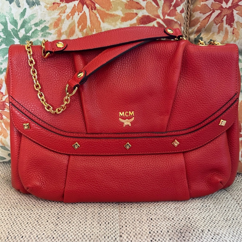 Authentic MCM two way sling/shoulder bag